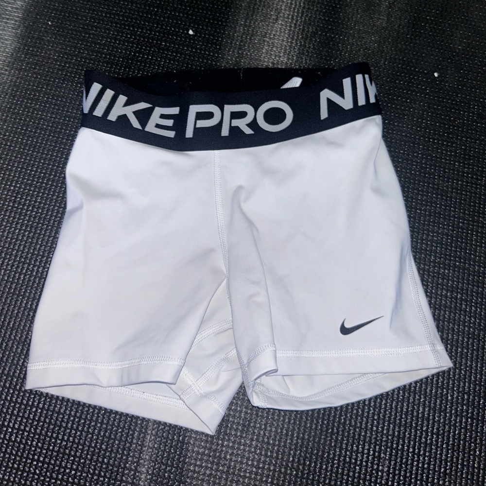 XS White Nike Pros